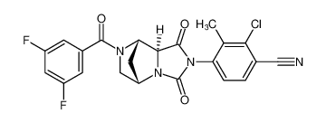 2-chloro-4-((5S,8S,8aS)-7-(3,5-difluorobenzoyl)-1,3-dioxohexahydro-5,8-methanoimidazo[1,5-a]pyrazin-2(3H)-yl)-3-methylbenzonitrile CAS:681805-11-8 manufacturer & supplier