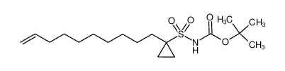 tert-butyl (1-dec-9-enyl-cyclopropane)sulfonyl-carbamate CAS:681808-65-1 manufacturer & supplier