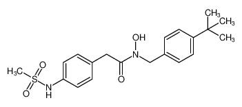 N-(4-(tert-butyl)benzyl)-N-hydroxy-2-(4-(methylsulfonamido)phenyl)acetamide CAS:681810-35-5 manufacturer & supplier