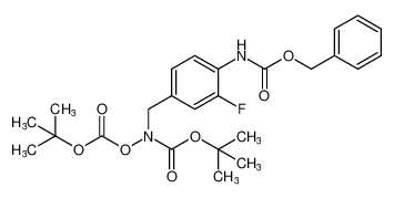 tert-butyl (4-(((benzyloxy)carbonyl)amino)-3-fluorobenzyl)((tert-butoxycarbonyl)oxy)carbamate CAS:681810-44-6 manufacturer & supplier