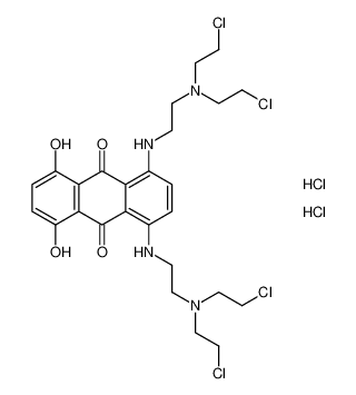 9,10-Anthracenedione,1,4-bis[[2-[bis(2-chloroethyl)amino]ethyl]amino]-5,8-dihydroxy-,dihydrochloride CAS:681810-49-1 manufacturer & supplier