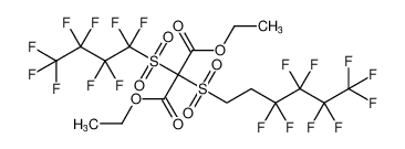 diethyl 2-((3,3,4,4,5,5,6,6,6-nonafluorohexyl)sulfonyl)-2-((perfluorobutyl)sulfonyl)malonate CAS:681816-32-0 manufacturer & supplier