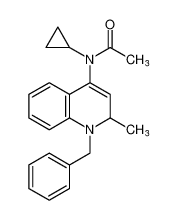 N-(1-benzyl-2-methyl-1,2-dihydroquinolin-4-yl)-N-cyclopropylacetamide CAS:681828-37-5 manufacturer & supplier