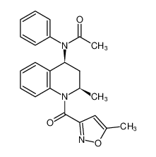 rel-N-((2R,4S)-2-methyl-1-(5-methylisoxazole-3-carbonyl)-1,2,3,4-tetrahydroquinolin-4-yl)-N-phenylacetamide CAS:681828-62-6 manufacturer & supplier