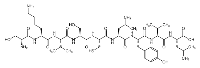 L-Leucine,L-seryl-L-lysyl-L-valyl-L-seryl-L-cysteinyl-L-leucyl-L-tyrosyl-L-valyl- CAS:681846-60-6 manufacturer & supplier