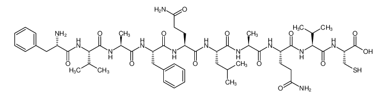 L-Cysteine,L-phenylalanyl-L-valyl-L-alanyl-L-phenylalanyl-L-glutaminyl-L-leucyl-L-alanyl-L-glutaminyl-L-valyl- CAS:681847-11-0 manufacturer & supplier