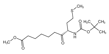 8-tert-butoxycarbonylamino-10-methylsulfanyl-7-oxo-decanoic acid methyl ester CAS:681848-65-7 manufacturer & supplier