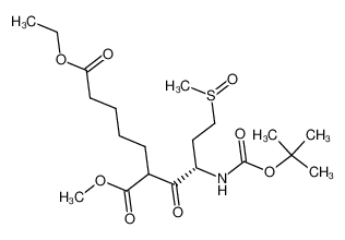 2(2-tert-butoxycarbonylamino-4-methanesulfinyl-butyryl)-heptanedioic acid 7-ethyl ester 1-methyl ester CAS:681848-68-0 manufacturer & supplier