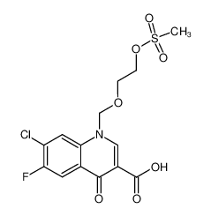 7-chloro-6-fluoro-1,4-dihydro-1-[(2-methanesulfonylethoxy)methyl]-4-oxoquinoline-3-carboxylic acid CAS:681856-62-2 manufacturer & supplier