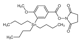 2,5-Pyrrolidinedione, 1-[[4-methoxy-3-(tributylstannyl)benzoyl]oxy]- CAS:681858-36-6 manufacturer & supplier