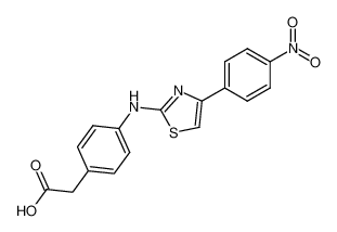 {4-[4-(4-nitro-phenyl)-thiazol-2-ylamino]-phenyl}-acetic acid CAS:68194-86-5 manufacturer & supplier