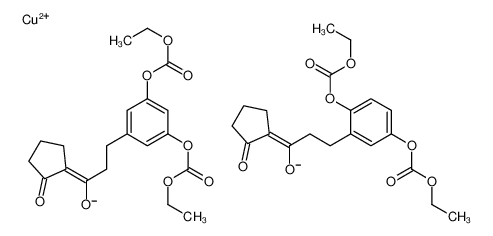 copper,(1Z)-3-[2,5-bis(ethoxycarbonyloxy)phenyl]-1-(2-oxocyclopentylidene)propan-1-olate,(1Z)-3-[3,5-bis(ethoxycarbonyloxy)phenyl]-1-(2-oxocyclopentylidene)propan-1-olate CAS:68201-66-1 manufacturer & supplier