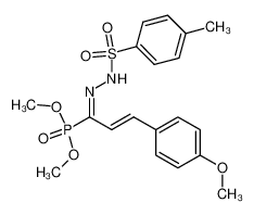 dimethyl ((2E)-3-(4-methoxyphenyl)-1-(2-tosylhydrazineylidene)allyl)phosphonate CAS:68204-15-9 manufacturer & supplier