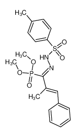 dimethyl ((2E)-2-methyl-3-phenyl-1-(2-tosylhydrazineylidene)allyl)phosphonate CAS:68204-20-6 manufacturer & supplier