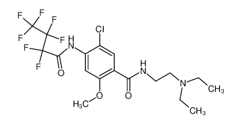 5-Chloro-N-(2-diethylamino-ethyl)-4-(2,2,3,3,4,4,4-heptafluoro-butyrylamino)-2-methoxy-benzamide CAS:68206-93-9 manufacturer & supplier