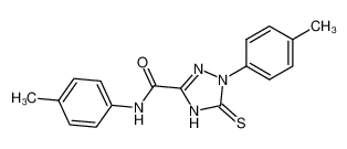 5-thioxo-1-p-tolyl-2,5-dihydro-1H-[1,2,4]triazole-3-carboxylic acid 4-methyl-anilide CAS:68207-76-1 manufacturer & supplier