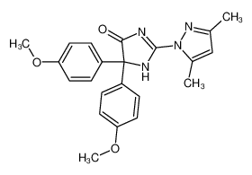 2-(3,5-dimethylpyrazol-1-yl)-4,4-bis(4-methoxyphenyl)-1H-imidazol-5-one CAS:68212-88-4 manufacturer & supplier