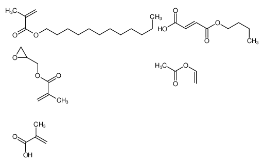 (Z)-4-butoxy-4-oxobut-2-enoic acid,dodecyl 2-methylprop-2-enoate,ethenyl acetate,2-methylprop-2-enoic acid,oxiran-2-ylmethyl 2-methylprop-2-enoate CAS:68214-93-7 manufacturer & supplier