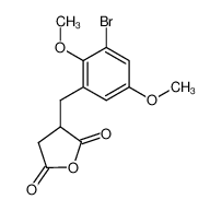 (3-bromo-2,5-dimethoxy-benzyl)-succinic acid anhydride CAS:68216-69-3 manufacturer & supplier