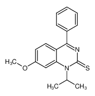 1-isopropyl-7-methoxy-4-phenyl-quinazolin2(1H)-thione CAS:68217-66-3 manufacturer & supplier