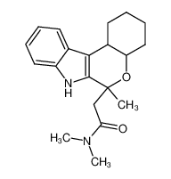 N,N-dimethyl-2-(6-methyl-1,2,3,4,4a,6,7,11c-octahydro-chromeno[3,4-b]indol-6-yl)-acetamide CAS:68222-01-5 manufacturer & supplier