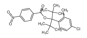 4-Nitro-benzoic acid 1-tert-butyl-1-(4-chloro-2-methyl-phenyl)-2,2-dimethyl-propyl ester CAS:68228-42-2 manufacturer & supplier