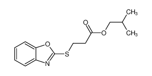 Propanoic acid, 3-(2-benzoxazolylthio)-, 2-methylpropyl ester CAS:682330-58-1 manufacturer & supplier