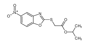 Acetic acid, [(5-nitro-2-benzoxazolyl)thio]-, 1-methylethyl ester CAS:682330-73-0 manufacturer & supplier