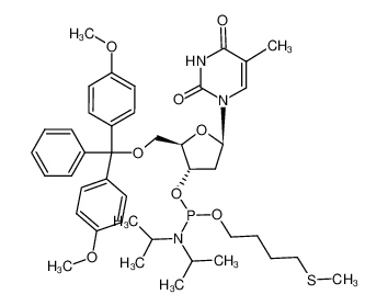 5'-O-(4,4'-dimethoxytrityl)-3'-O-(4-methylthiobutoxy)-(N,N-diisopropylamino)phosphinyl-2'-deoxythymidine CAS:682337-99-1 manufacturer & supplier