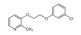 Pyridine, 3-[2-(3-chlorophenoxy)ethoxy]-2-methyl- CAS:682339-03-3 manufacturer & supplier