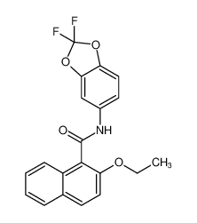 N-(2,2-difluorobenzo[d][1,3]dioxol-5-yl)-2-ethoxy-1-naphthamide CAS:682340-39-2 manufacturer & supplier