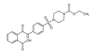 2-((4-((4-(ethoxycarbonyl)piperazin-1-yl)sulfonyl)phenyl)carbamoyl)benzoic acid CAS:682341-23-7 manufacturer & supplier