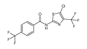 N-(5-chloro-4-(trifluoromethyl)thiazol-2-yl)-4-(trifluoromethyl)benzamide CAS:682343-08-4 manufacturer & supplier