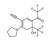 4-hydroxy-2-(pyrrolidin-1-yl)-5-(2,2,2-trifluoroacetyl)-4-(trifluoromethyl)cyclohexa-1,5-diene-1-carbonitrile CAS:682345-06-8 manufacturer & supplier