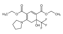 diethyl 6-hydroxy-4-(pyrrolidin-1-yl)-6-(trifluoromethyl)cyclohexa-1,3-diene-1,3-dicarboxylate CAS:682345-10-4 manufacturer & supplier