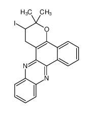 1H-Benzo[a]pyrano[2,3-c]phenazine, 2,3-dihydro-2-iodo-3,3-dimethyl- CAS:682345-78-4 manufacturer & supplier