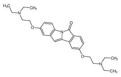 6H-Isoindolo[2,1-a]indol-6-one, 2,9-bis[2-(diethylamino)ethoxy]- CAS:682350-31-8 manufacturer & supplier