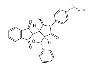 rel-(3R,3aR,6aS)-5-(4-methoxyphenyl)-3-phenyl-3a,6a-dihydrospiro[furo[3,4-c]pyrrole-1,2'-indene]-1',3',4,6(3H,5H)-tetraone CAS:682351-75-3 manufacturer & supplier