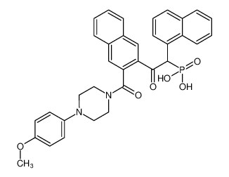 (2-(3-(4-(4-methoxyphenyl)piperazine-1-carbonyl)naphthalen-2-yl)-1-(naphthalen-1-yl)-2-oxoethyl)phosphonic acid CAS:682356-72-5 manufacturer & supplier