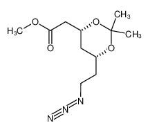 [(4R,6R)-6-(2-Azido-ethyl)-2,2-dimethyl-[1,3]dioxan-4-yl]-acetic acid methyl ester CAS:682356-86-1 manufacturer & supplier