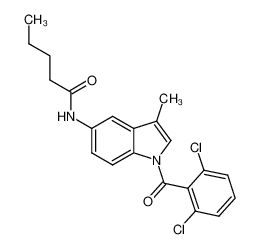 5-(n-butanecarbonyl)amino-1-(2',6'-dichlorobenzoyl)-3-methylindole CAS:682357-82-0 manufacturer & supplier