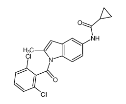 5-cyclopropanecarbonylamino-1-(2',6'-dichlorobenzoyl)-2-methylindole CAS:682358-16-3 manufacturer & supplier