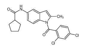 N-(1-(2,4-dichlorobenzoyl)-2-methyl-1H-indol-5-yl)cyclopentanecarboxamide CAS:682358-55-0 manufacturer & supplier