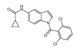 N-(1-(2,6-dichlorobenzoyl)-1H-indol-5-yl)cyclopropanecarboxamide CAS:682358-70-9 manufacturer & supplier