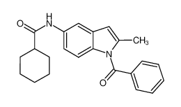 N-(1-benzoyl-2-methyl-1H-indol-5-yl)cyclohexanecarboxamide CAS:682358-76-5 manufacturer & supplier