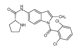 (R)-N-(1-(2,6-dichlorobenzoyl)-2-methyl-1H-indol-5-yl)pyrrolidine-2-carboxamide CAS:682358-83-4 manufacturer & supplier