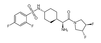 N-((1S,4r)-4-((S)-1-amino-2-((3R,4R)-3,4-difluoropyrrolidin-1-yl)-2-oxoethyl)cyclohexyl)-2,4-difluorobenzenesulfonamide CAS:682360-04-9 manufacturer & supplier