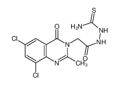 [[2-(6,8-dichloro-2-methyl-4-oxoquinazolin-3-yl)acetyl]amino]thiourea CAS:68241-04-3 manufacturer & supplier