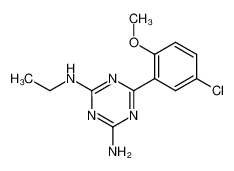 6-(5-chloro-2-methoxy-phenyl)-N-ethyl-[1,3,5]triazine-2,4-diamine CAS:68244-90-6 manufacturer & supplier