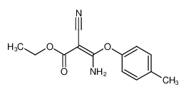 2-Amino-2-(p-tolyloxy)-1-cyan-ethylen-1-carbonsaeureethylester CAS:6825-59-8 manufacturer & supplier